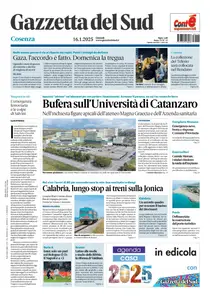 Gazzetta del Sud Cosenza - 16 Gennaio 2025