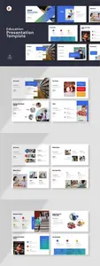 Iskool Education PowerPoint Template Q7JP8ND