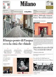 la Repubblica Milano - 14 Aprile 2025