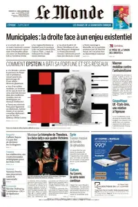 Le Monde du Dimanche 15 et Lundi 16 Février 2026