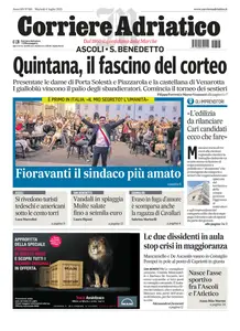 Corriere Adriatico Ascoli - 8 Luglio 2025