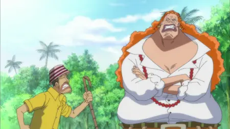 One Piece (1999 S14E16 Leaving the Dadan Family! The Secret Base is Complete! Koten Gars