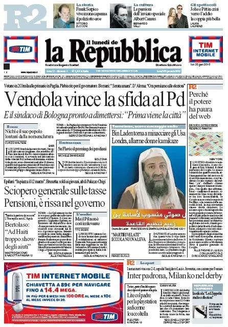 La Repubblica (25-01-10)