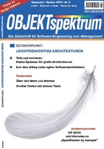 Objektspektrum Zeitschrift für Software-Engineering und Management September Oktober No 05 2013