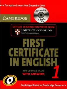 Cambridge First Certificate in English 1 for Updated Exam Self-study Pack (with Audio CD)