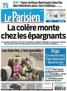 Le Parisien + Journal de Paris du Samedi 26 Octobre 2013