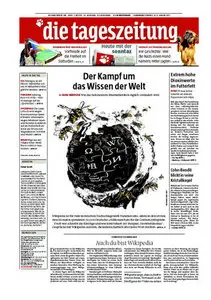 Tageszeitung TAZ vom 08 Januar 2010