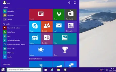 Microsoft Windows 10 Pro v1511 Gennaio 2016