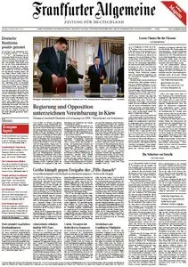 Frankfurter Allgemeine Zeitung vom Samstag, 22. Februar 2014