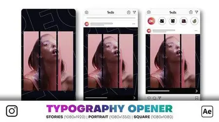 Instagram Typography Opener 34221988