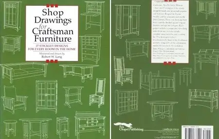 Shop Drawings for Craftsman Furniture: 27 Stickley Designs for Every Room in the Home