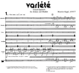 Mauricio Kagel: Variété