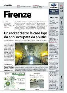 la Repubblica Firenze - 6 Aprile 2018