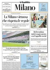 la Repubblica Milano - 20 Settembre 2020