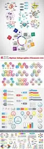 Vectors - Option Infographics Elements 122