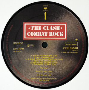 The Clash - Combat Rock (Dutch 1st Pressing) Vinyl rip in 24 Bit/ 96 Khz + CD 
