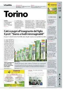 la Repubblica Torino - 7 Aprile 2018