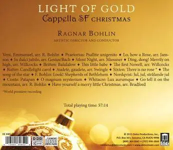 Cappella SF - Light of Gold: Christmas (2015) [Official Digital Download 24/96]