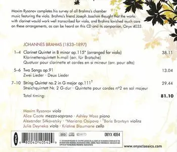 Maxim Rysanov - Brahms: Works for Viola, Vol. 2 (2010)