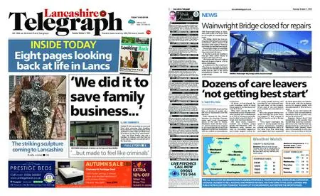 Lancashire Telegraph (Burnley, Pendle, Rossendale) – October 05, 2021