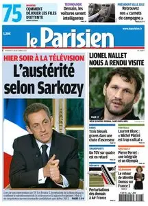 Le Parisien & Cahier de Paris du 28 Octobre 2011