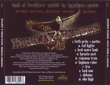 Highway Ryders - Faith Pride & Justice (2013)