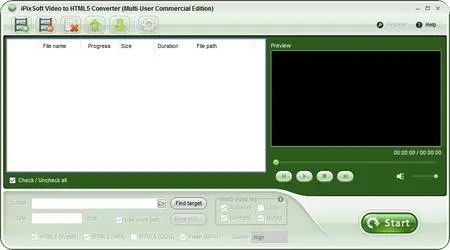 iPixSoft Video to HTML5 Converter 4.1.0 Multilingual