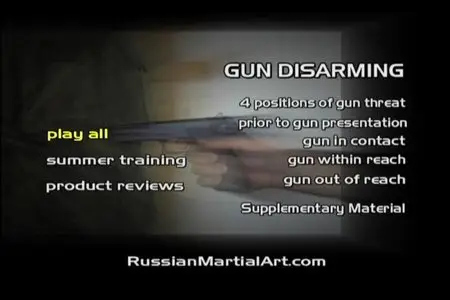 Russian Martial Art - Gun Disarming