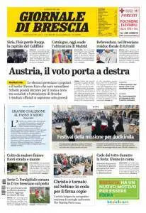 Giornale di Brescia - 16 Ottobre 2017