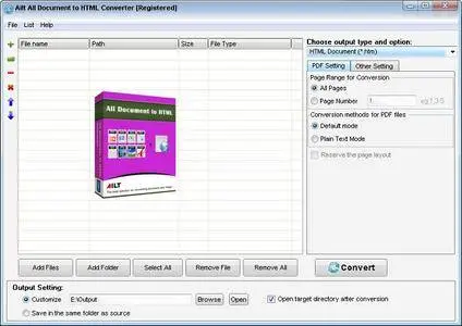 Ailt All Document to HTML Converter 6.8