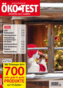 Ökotest - Verbrauchermagazin Dezember 12/2014