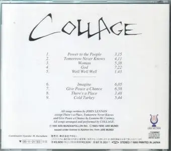Collage - Nine Songs Of John Lennon (1993) {1995, Japan 1st Press}