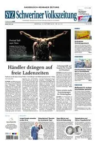 Schweriner Volkszeitung Gadebusch-Rehnaer Zeitung - 16. Oktober 2018