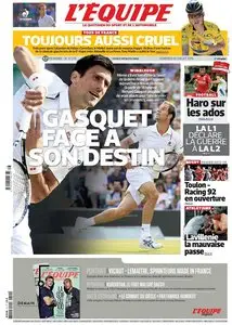 L'Equipe du Vendredi 10 Juillet 2015