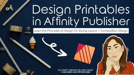 Design Bullet Journal Style Printables in Affinity Publisher + Learn the Principles of Design