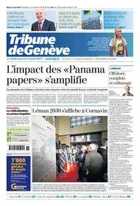 Tribune de Genève du 12 Avril 2016