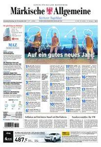 Märkische Allgemeine Kyritzer Tageblatt - 30. Dezember 2017