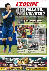 L'Equipe - Vendredi 17 Mai 2013