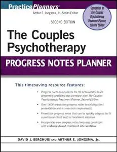 The Couples Psychotherapy Progress Notes Planner, 2nd Edition (repost)