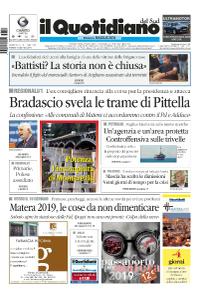 il Quotidiano del Sud Basilicata - 15 Gennaio 2019