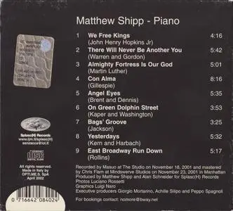 Matthew Shipp - Songs (2002)