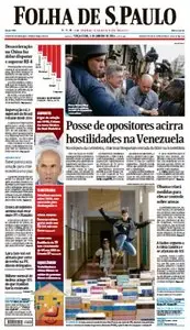 Folha de São Paulo - 05 de janeiro de 2016 - Terça