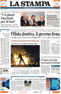 La Stampa 1 Agosto 2009
