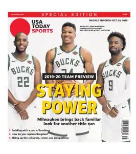 USA Today Special Edition - Milwaukee Bucks - October 12, 2019