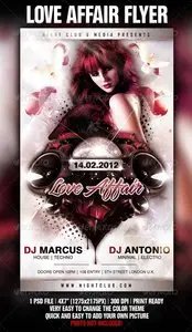 GraphicRiver Love Affair Flyer Template
