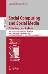 Social Computing and Social Media. Technologies and Analytics