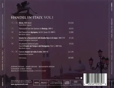 Bridget Cunningham, London Early Opera - Handel in Italy, Vol.1 (2015)