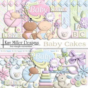 Daily Projects - Baby Cakes Scrap