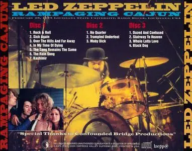 Led Zeppelin - Rampaging Cajun (3CD) (2009) {Empress Valley Supreme Disc}