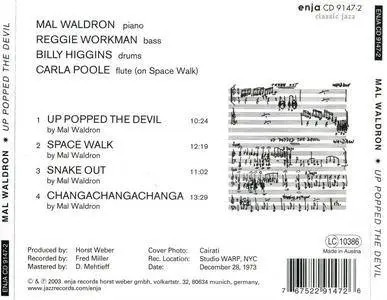 Mal Waldron - Up Popped The Devil (1973) {Enja CD 9147-2 rel 2003}